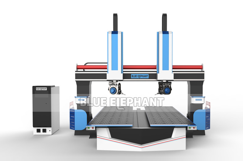 3D 1224 5 Axis CNC Router Machine with Servo Motor for Foam , Wood ...